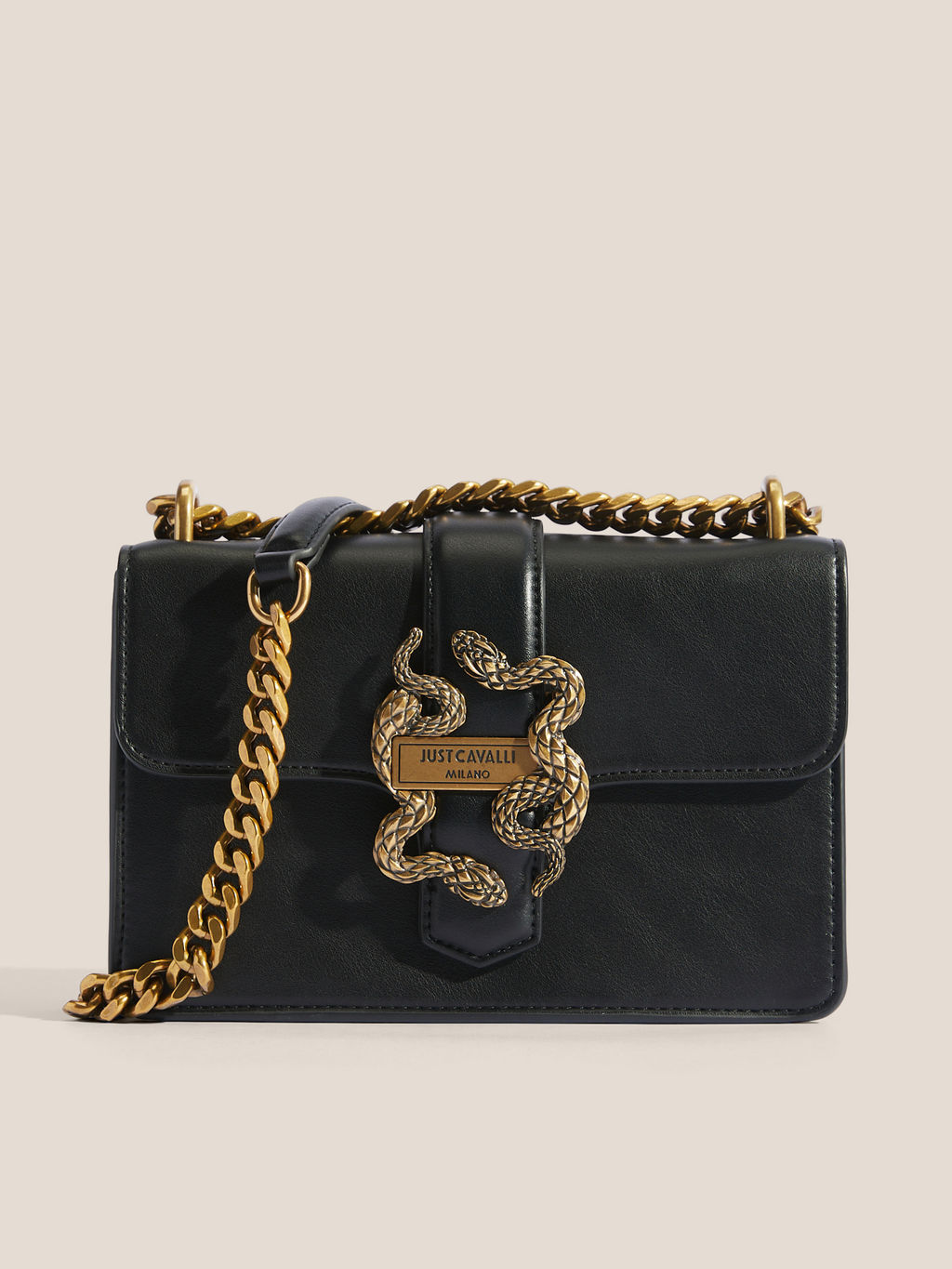 Кросс-боди JUST CAVALLI ICONIC SNAKES Артикул 4450768, черный