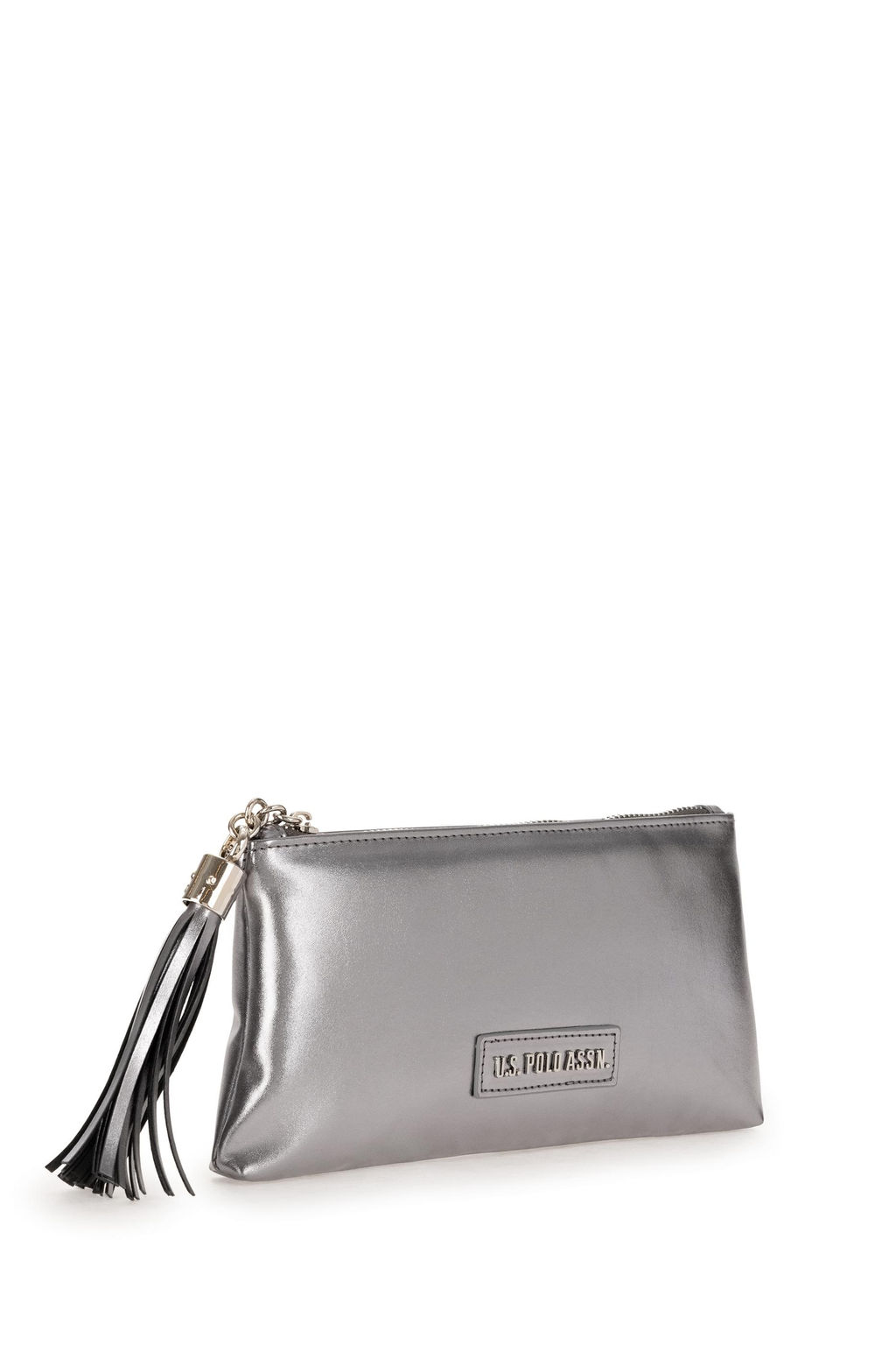 Женская серая блестящая сумочка Неожиданная скидка в корзине - U.s. polo assn фото 4