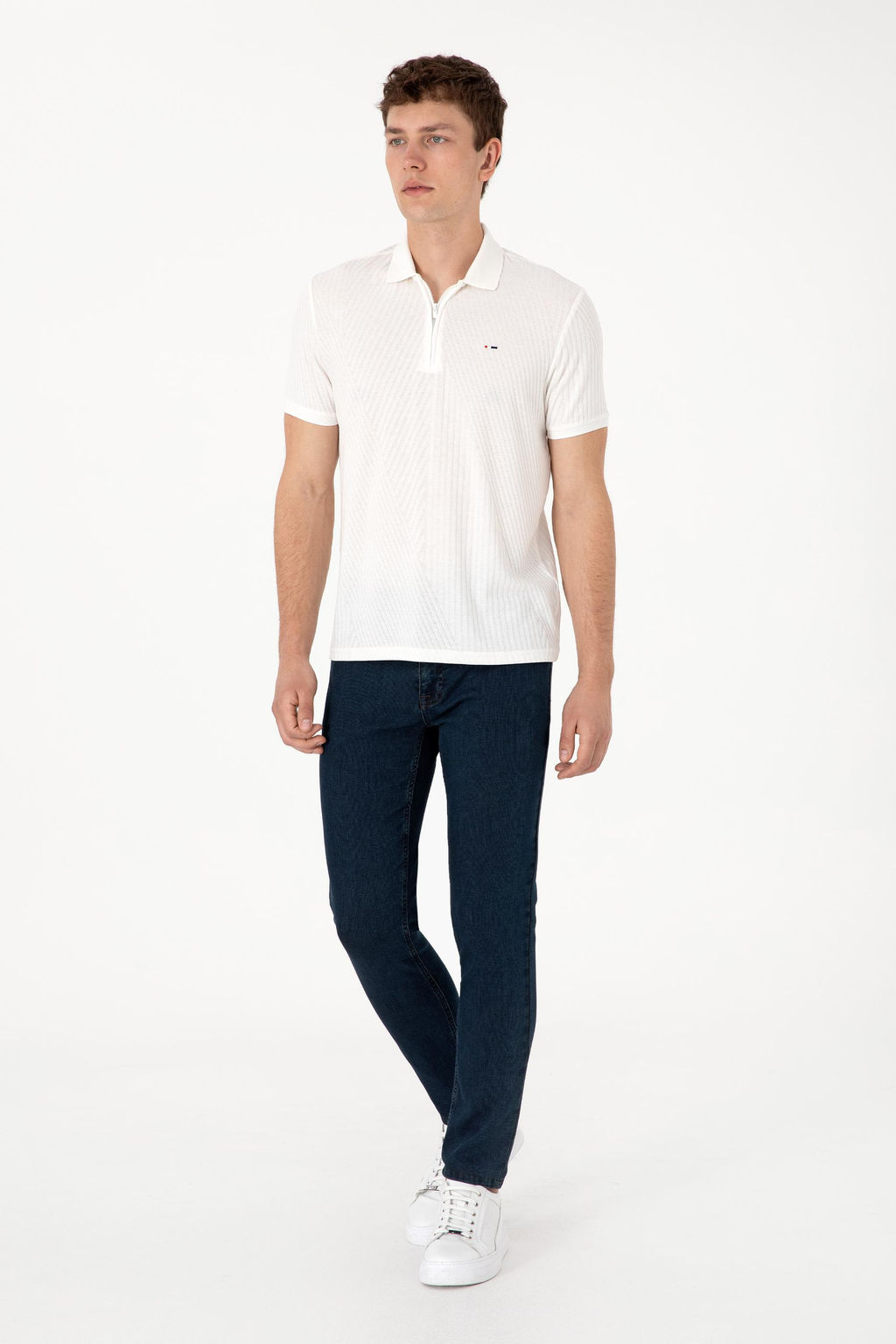 Erkek Regular Fit Polo Yaka Krem Ti__rt Sepette S_rpriz _ndirim - U.s. polo assn фото 4