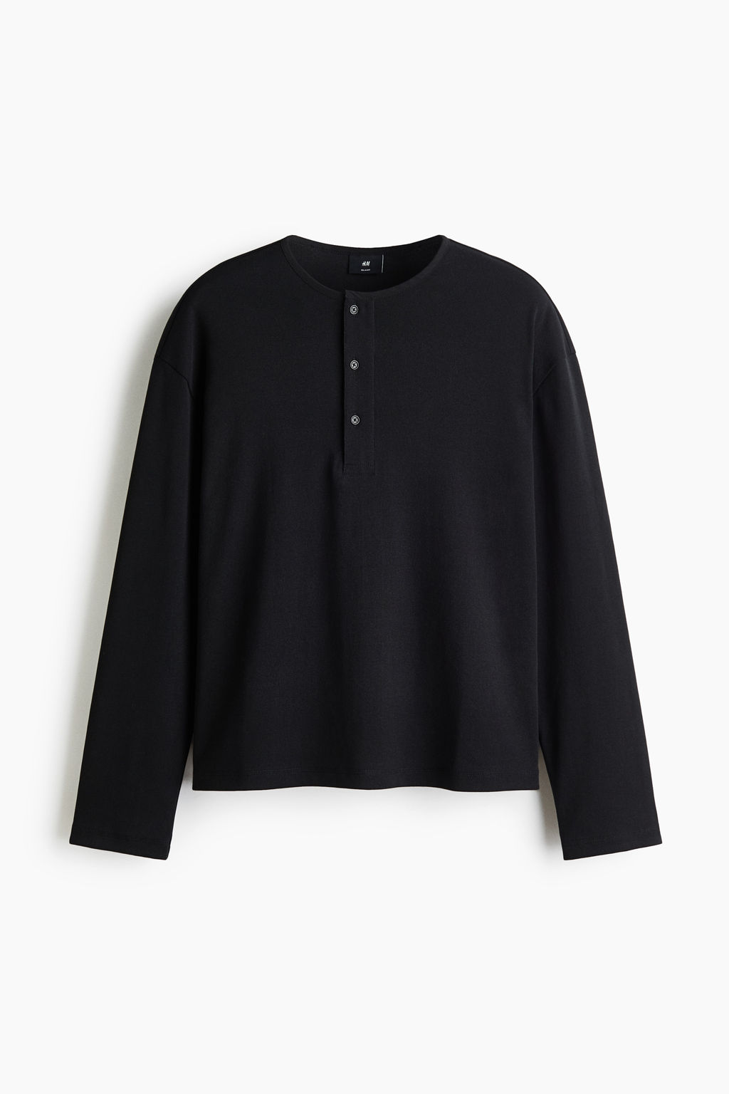 Camiseta con cuello panadero Relaxed Fit - H&m фото 3