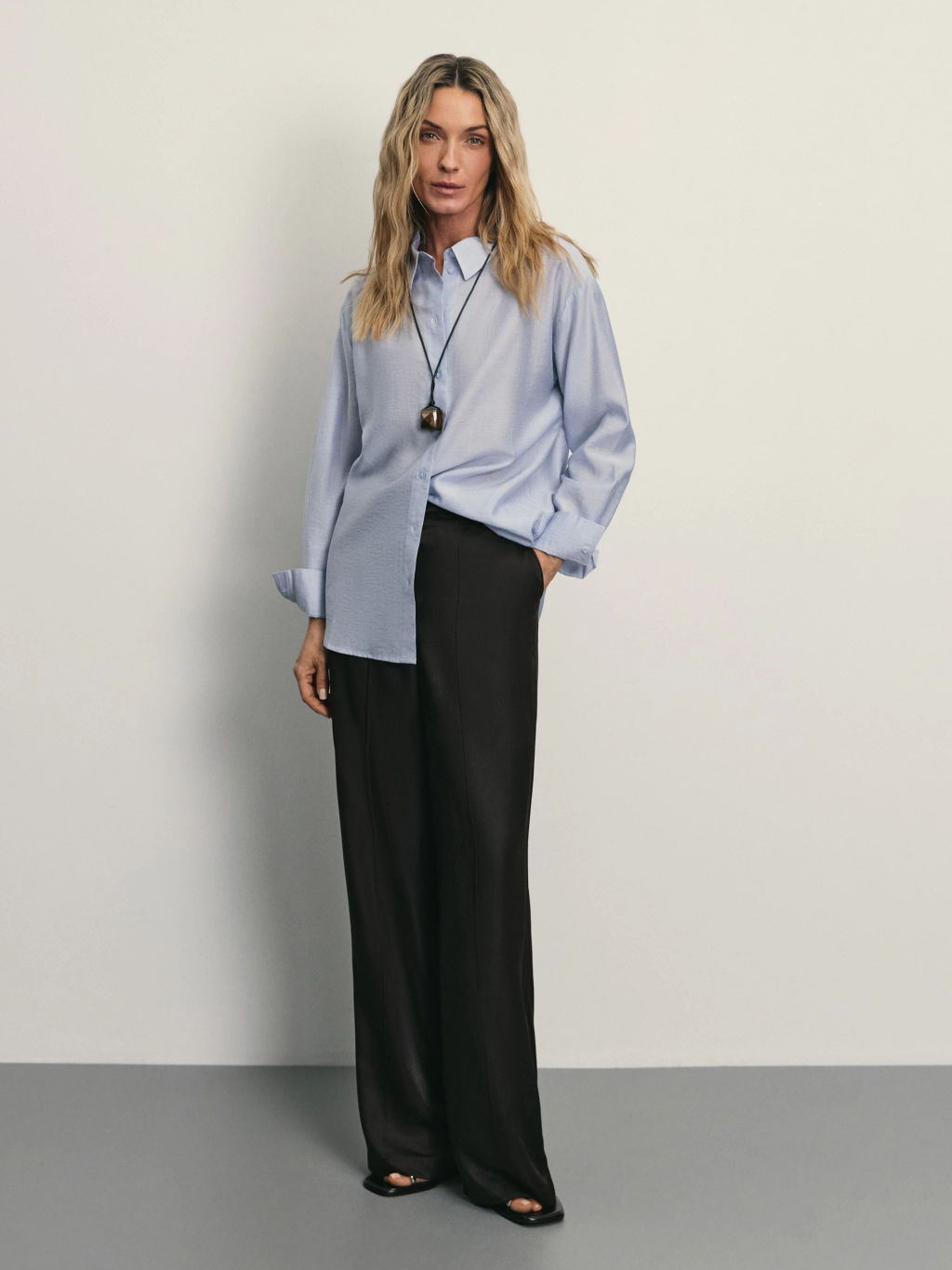 Блузка прямого кроя с содержанием льна / Zarina фото 2