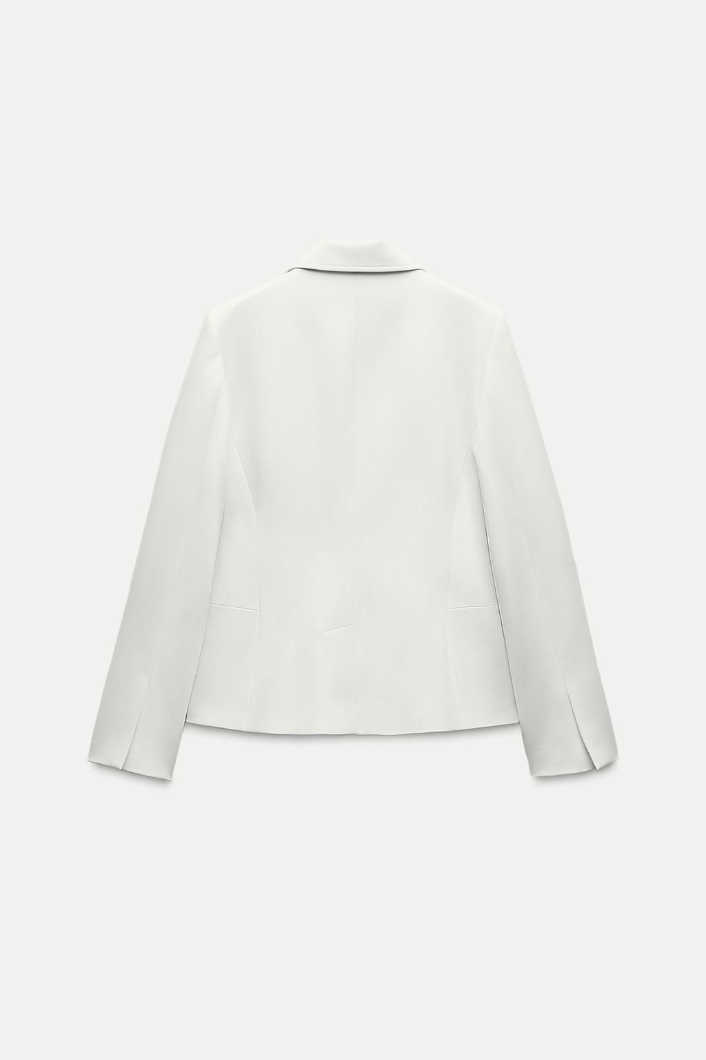 FITTED DOUBLE-BREASTED BLAZER ZW COLLECTION - Zara фото 11
