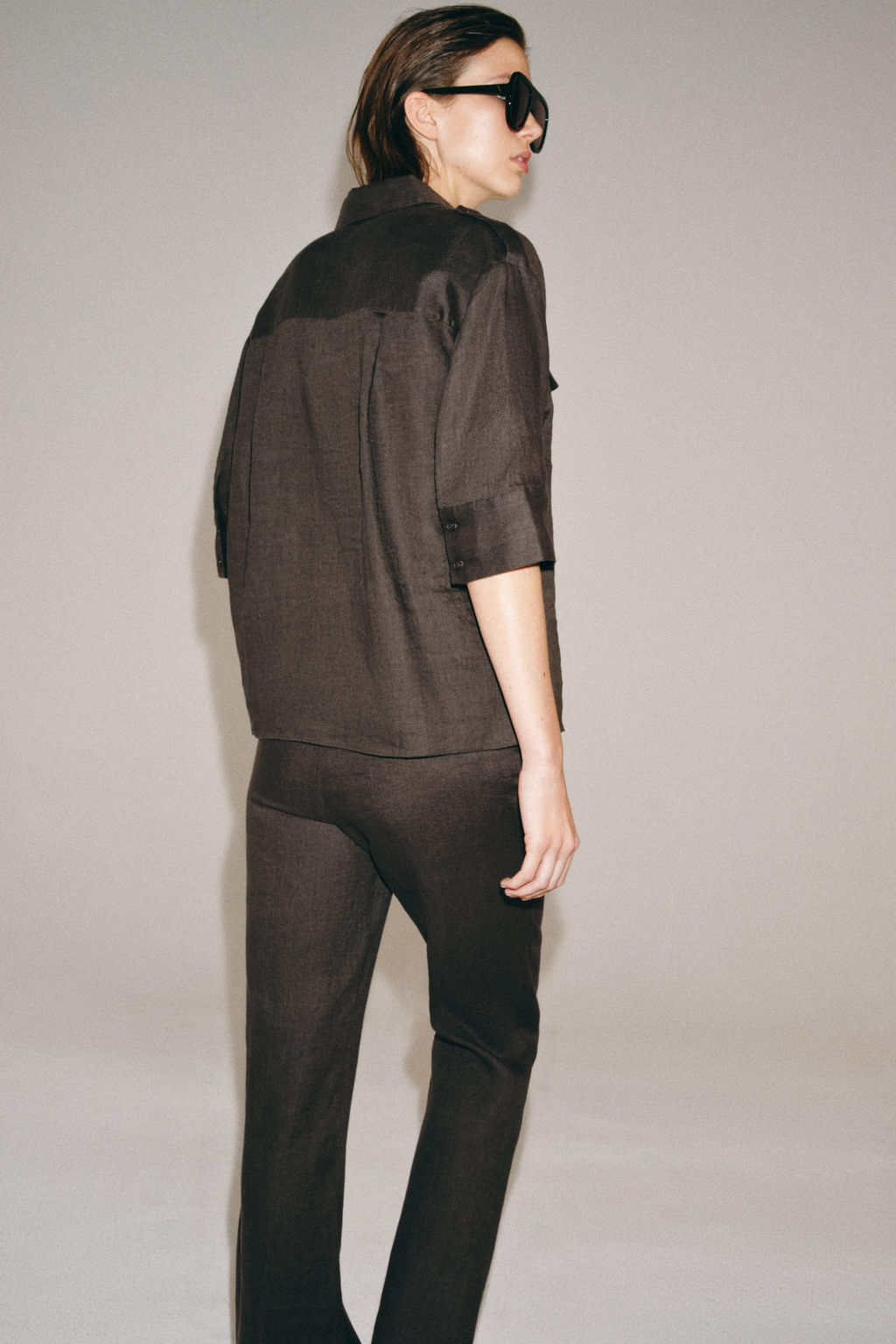 PANTAL?N FLARE LINO ZW COLLECTION / Vis?n - Zara фото 5