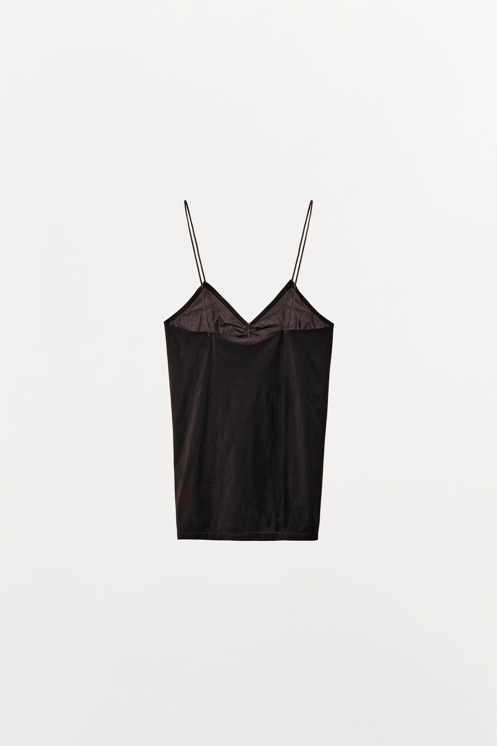 GATHERED V-NECK STOCKING TOP - Zara фото 9