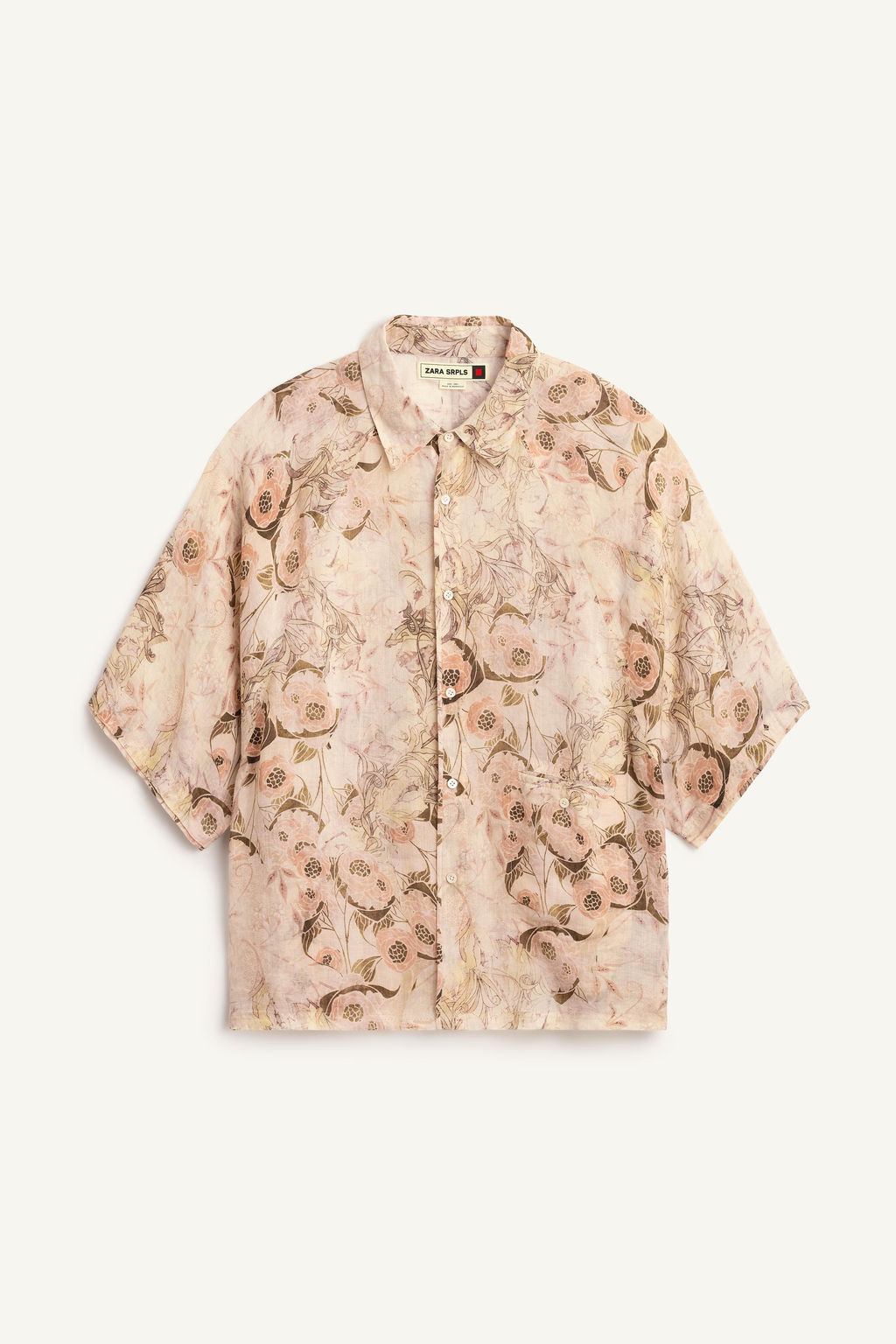 RNGLN FLWR SHRT / Estampado - Zara фото 4