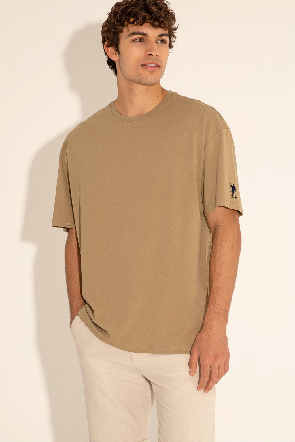 Мужская футболка цвета хаки - U.s. polo assn фото 12