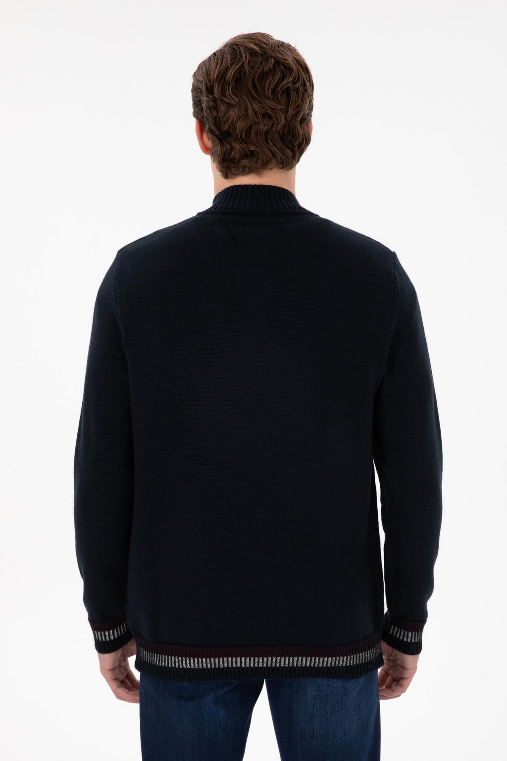 Erkek Lacivert Kazak