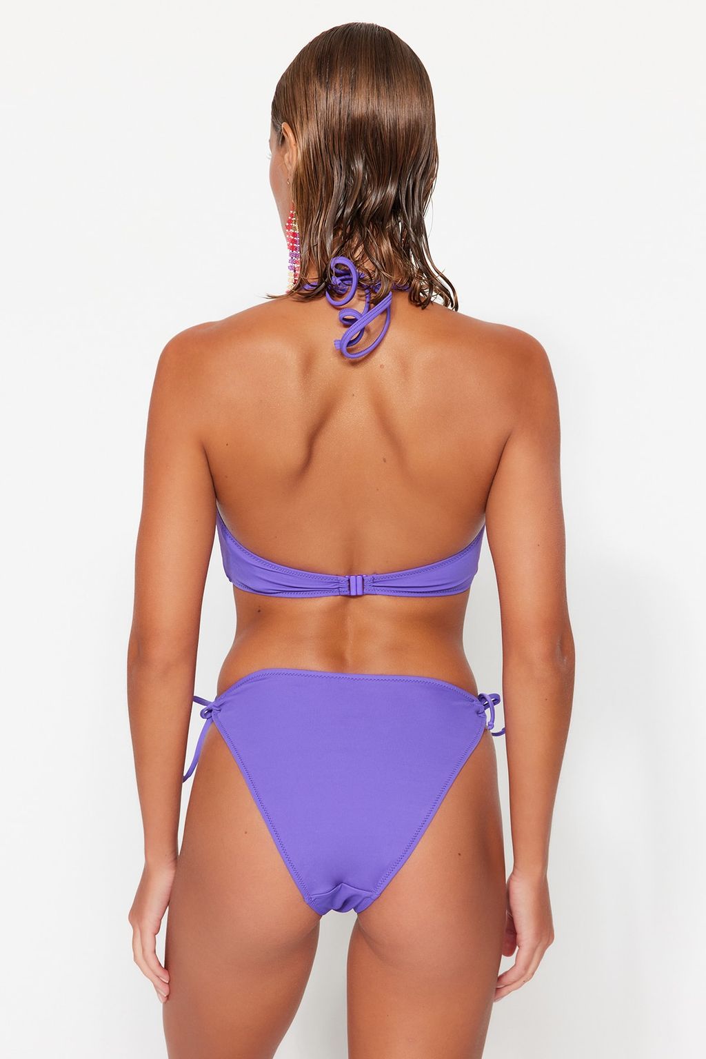 Mor Biyeli Normal Paca Bikini Alt? TBESS23BA00271