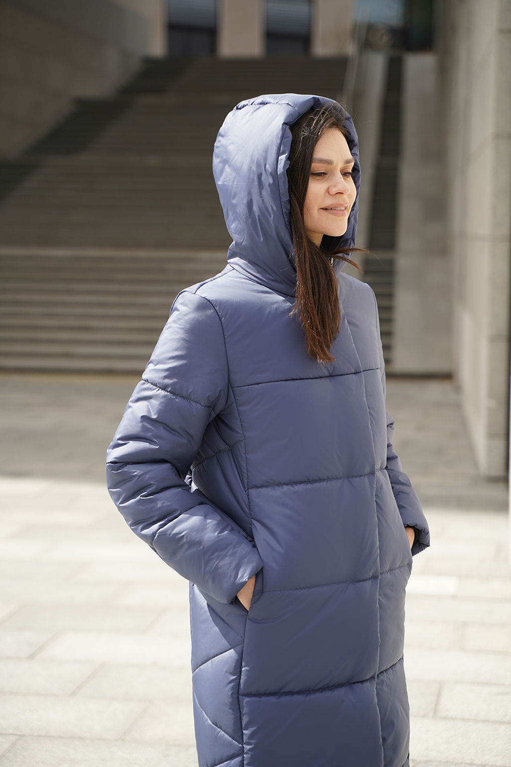 Пальто зимнее / 43811 - Twin tip фото 12