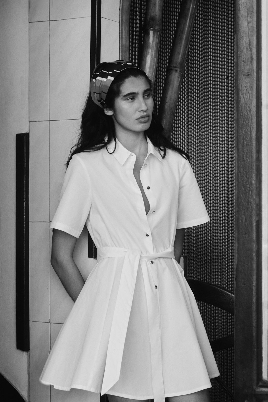 Vestido camisero con cintur?n de anudar - H&m фото 4