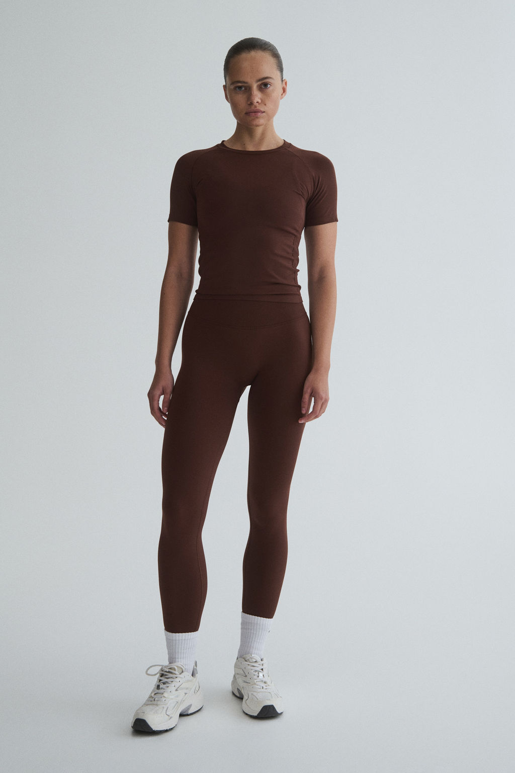 Camiseta de deporte Seamless Slim Fit con DryMove - H&m фото 7