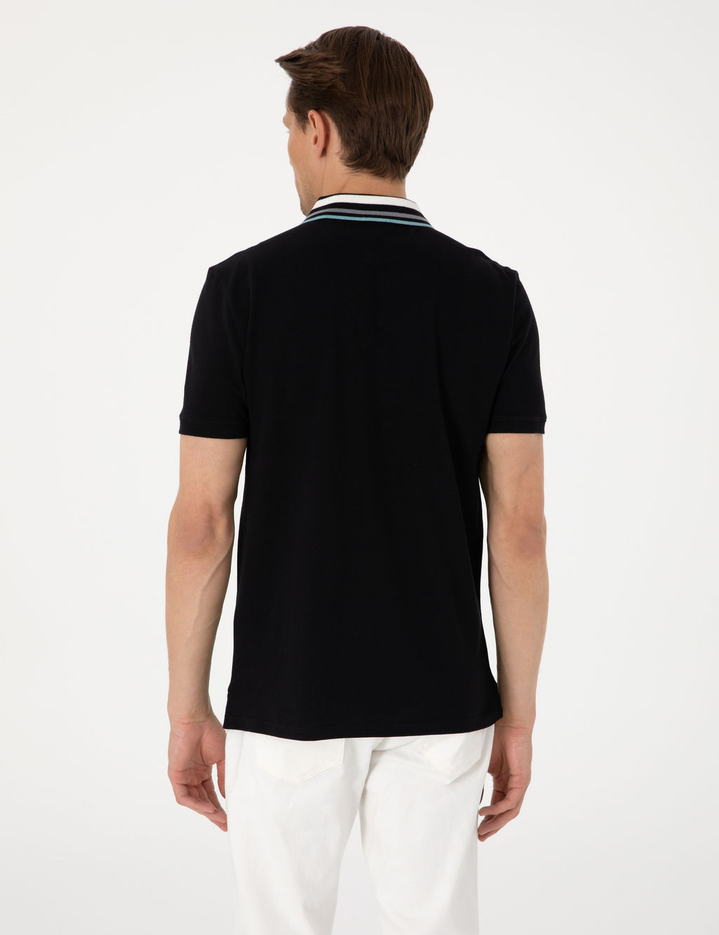 Siyah Slim Fit Ti__rt