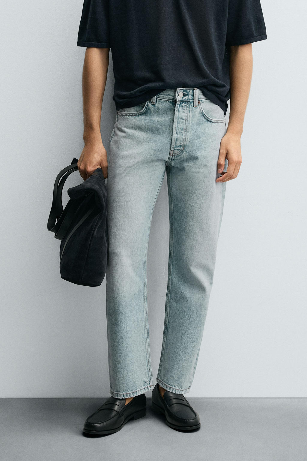 REGULAR STRAIGHT-LEG JEANS - Zara фото 25