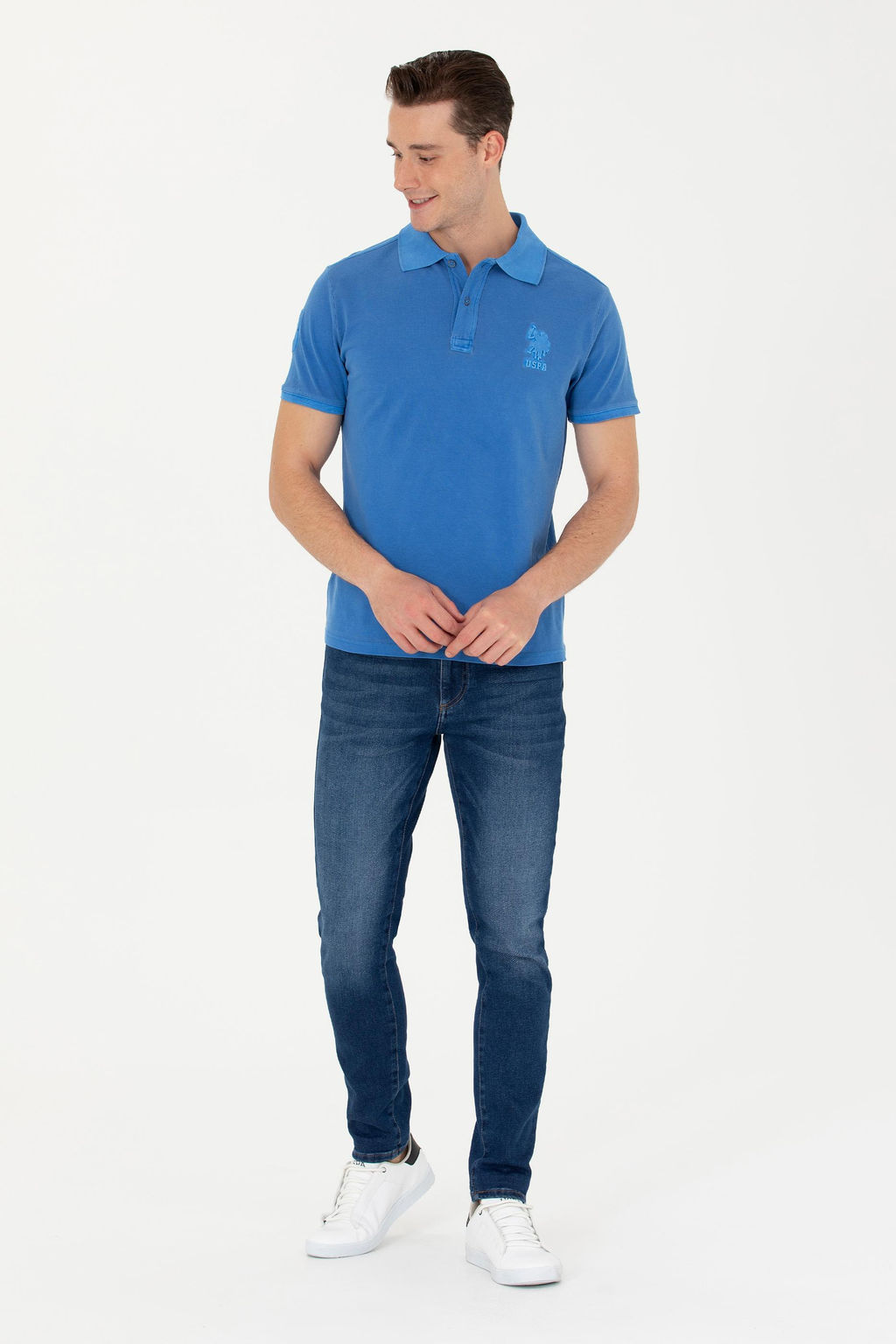 Мужская базовая футболка Saks - U.s. polo assn фото 11