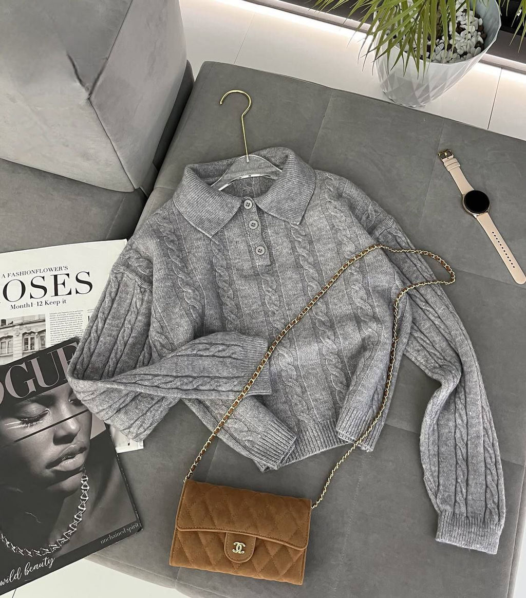 Свитер-поло