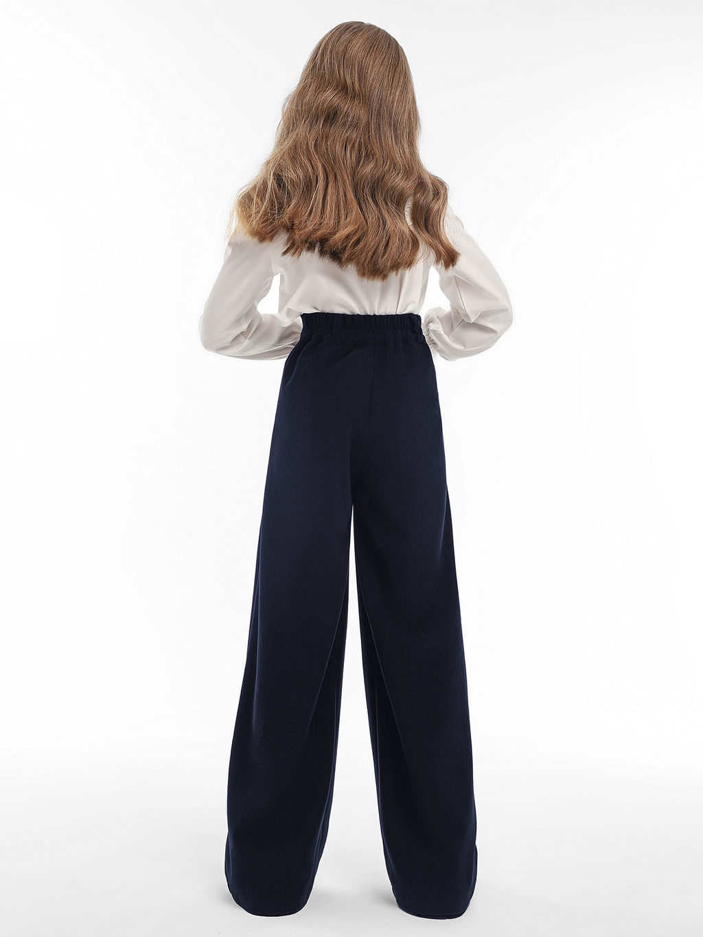 Брюки-палаццо для девочек - Синий мир фото 7