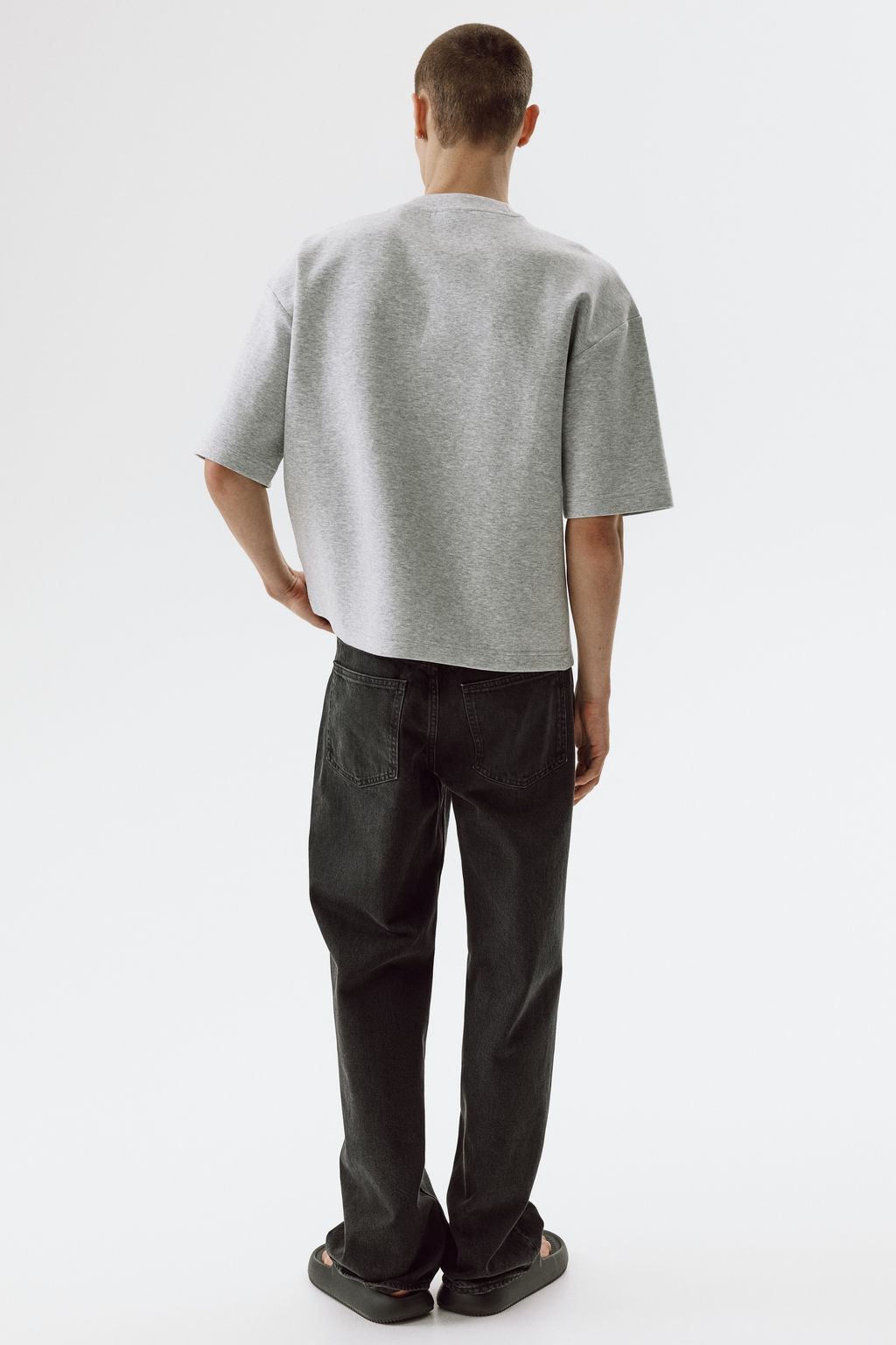 Camiseta efecto neopreno Oversized Fit - H&m фото 8