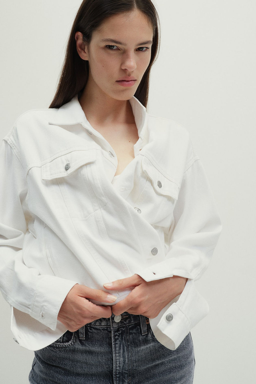 Slim Straight High Jeans - H&m фото 2