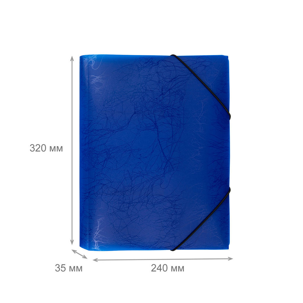 Expert Complete Premier Папка на резинке A4 600 мкм 35 мм волокно 5 шт. синий new EC21043002