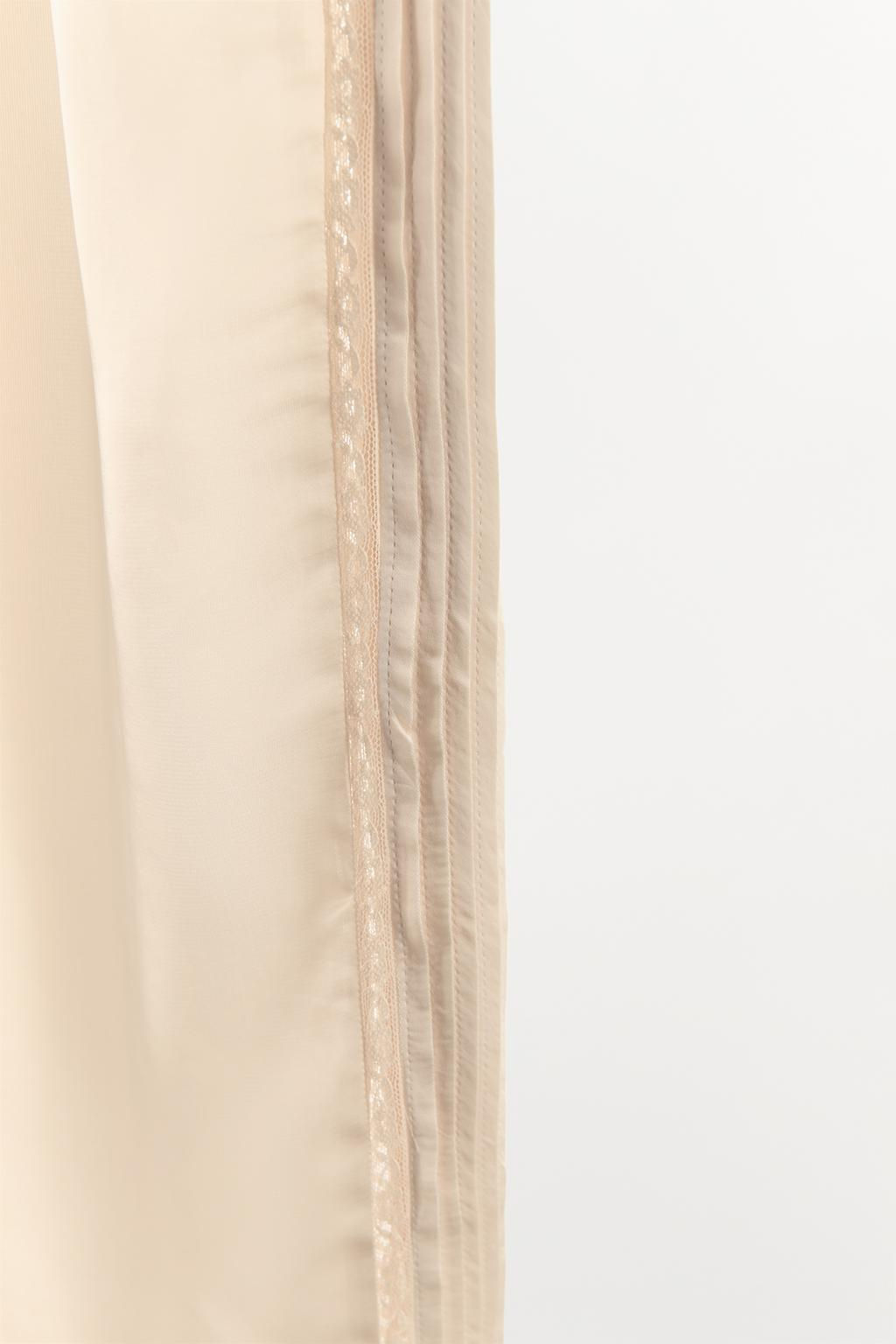 SATIN TROUSERS WITH LACE TRIM - Zara фото 6