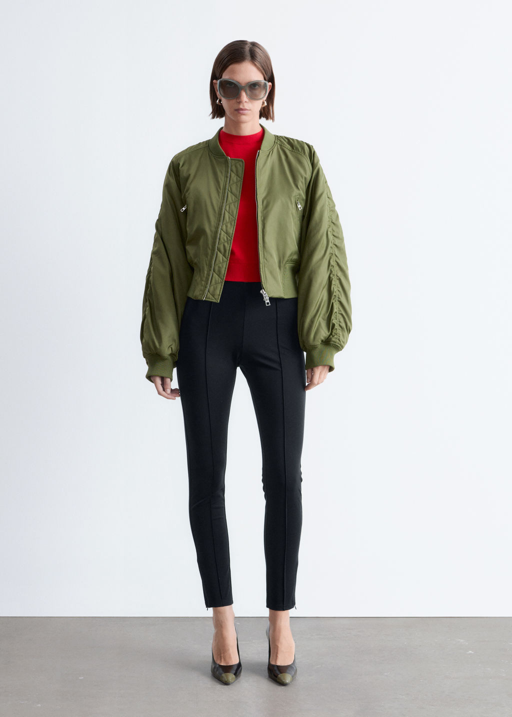 Leggings de punto con pinzas - H&m фото 2