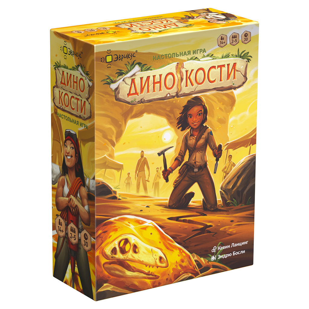 Эврикус. Наст. игра "Динокости" арт.PG-17353 2490