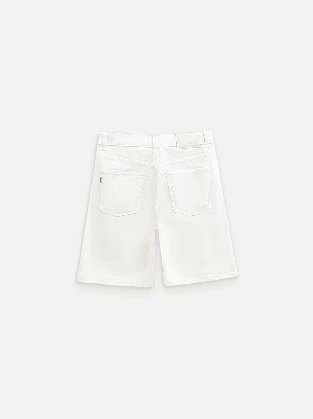 CONTE CON-758 Джинсовые шорты из мягкого денима в молочном оттенке off white - Conte elegant фото 8