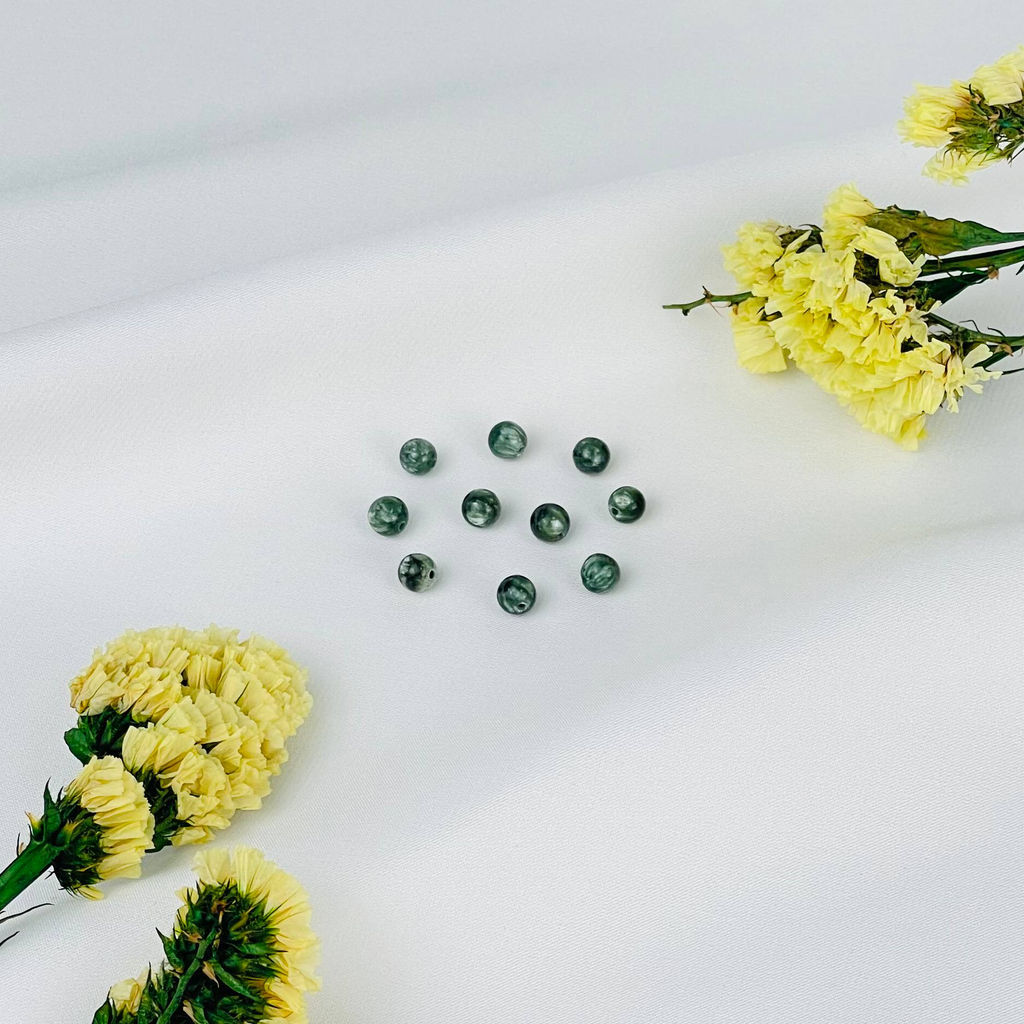 Бусины для украшений из Серафинита (10 шт)