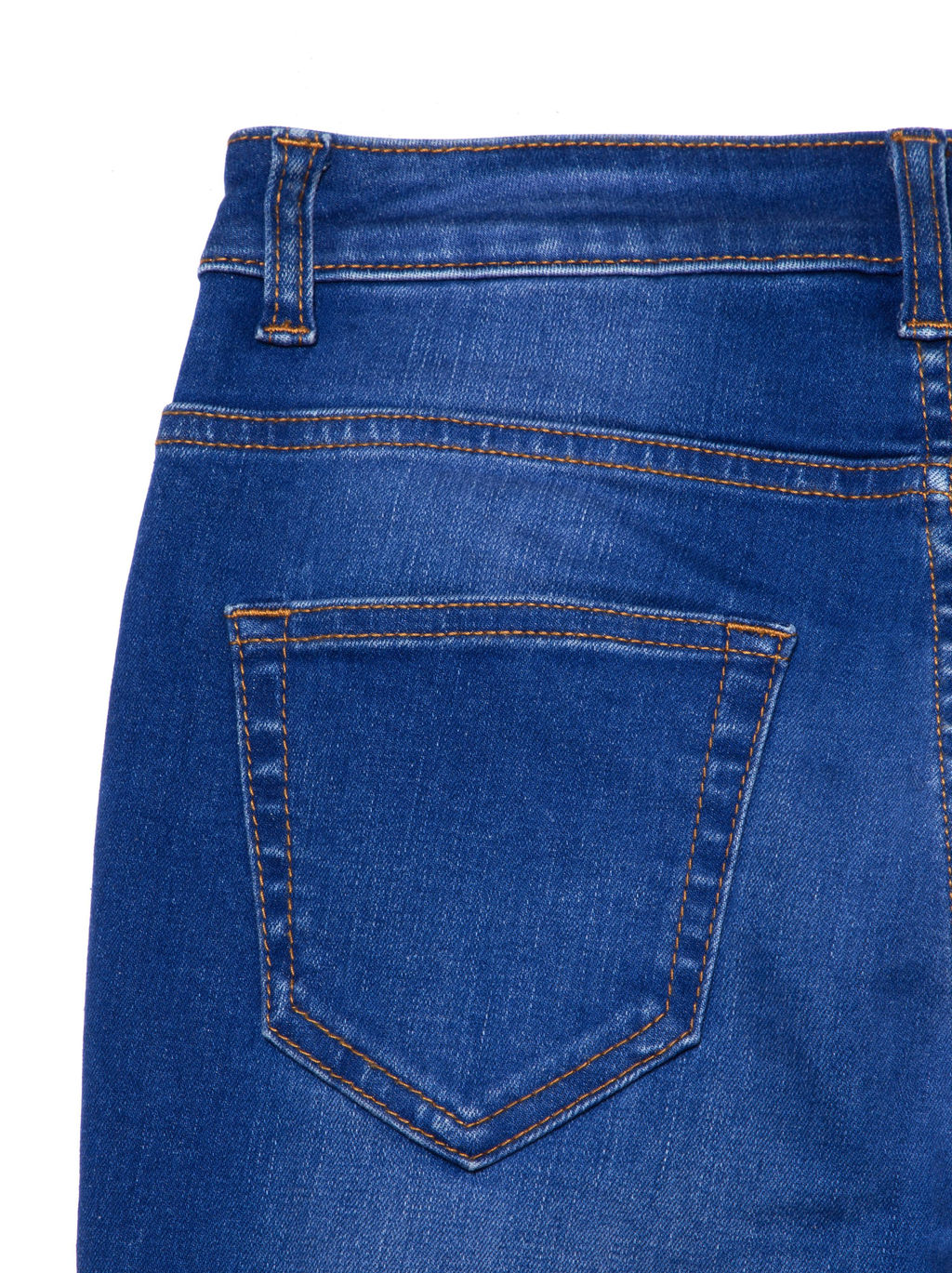 CONTE Моделирующие джинсы skinny с высокой посадкой CON-217 Lycra® washed royal blue