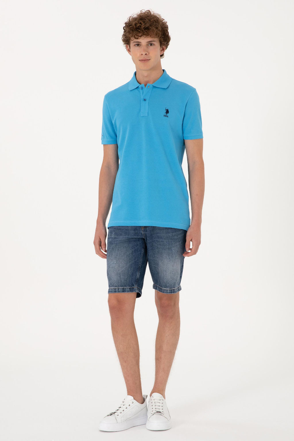 Erkek Turkuaz Basic Ti__rt - U.s. polo assn фото 4