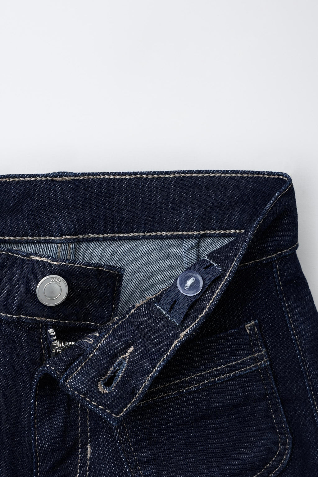 BERMUDA DENIM STRETCH BOLSILLOS / Azul - Zara фото 3