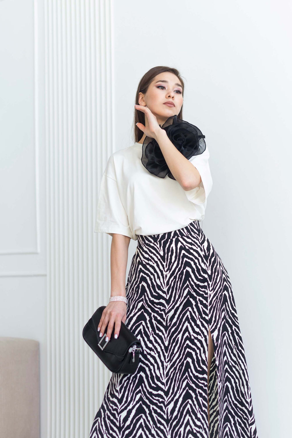 Футболка Тео (белый) - Nadi bordo фото 4