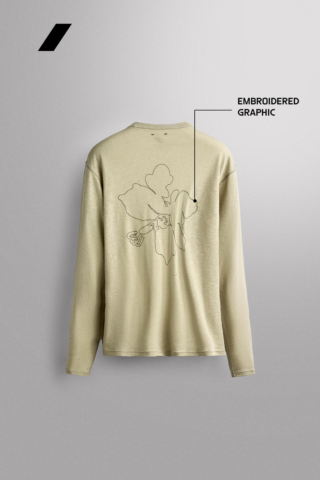 CAMISETA LIGERA LINO - ALGOD?N / verde lavado - Zara фото 7