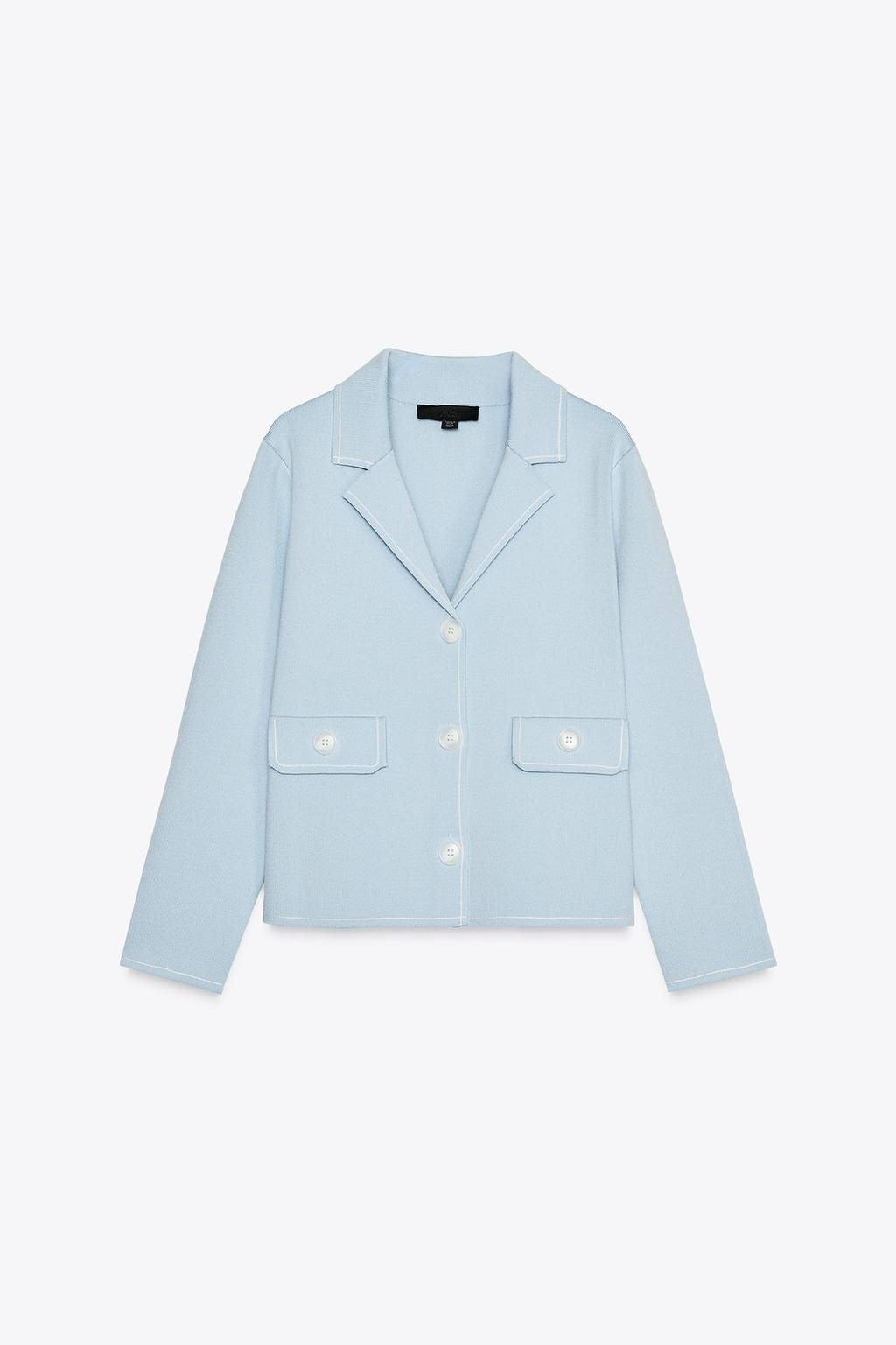 TRIM KNIT JACKET - Zara фото 4