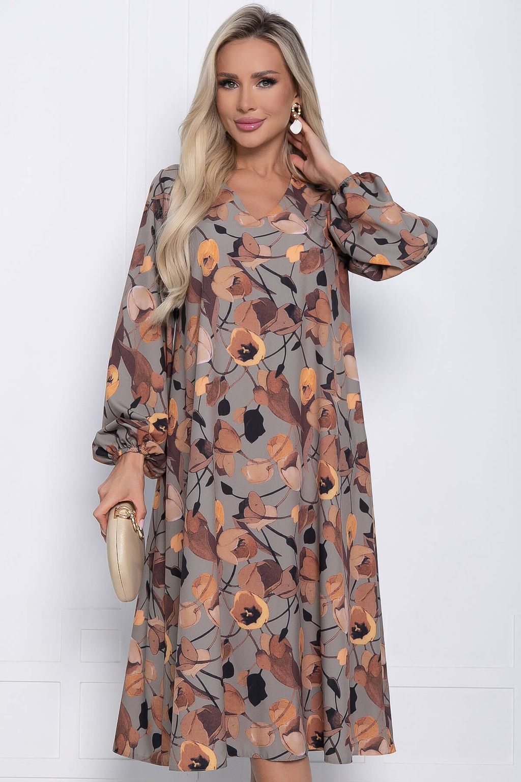 Платье Мое любимое платье НЬЮ (коричневое) П10805 - Lt collection фото 10