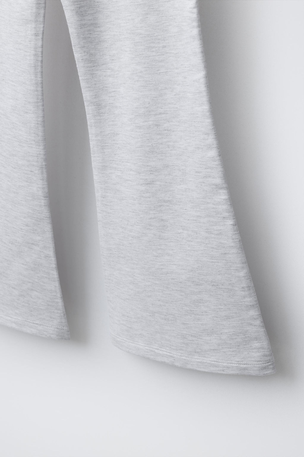 PANTAL?N FLARE FELPA / Gris vigor? - Zara фото 5