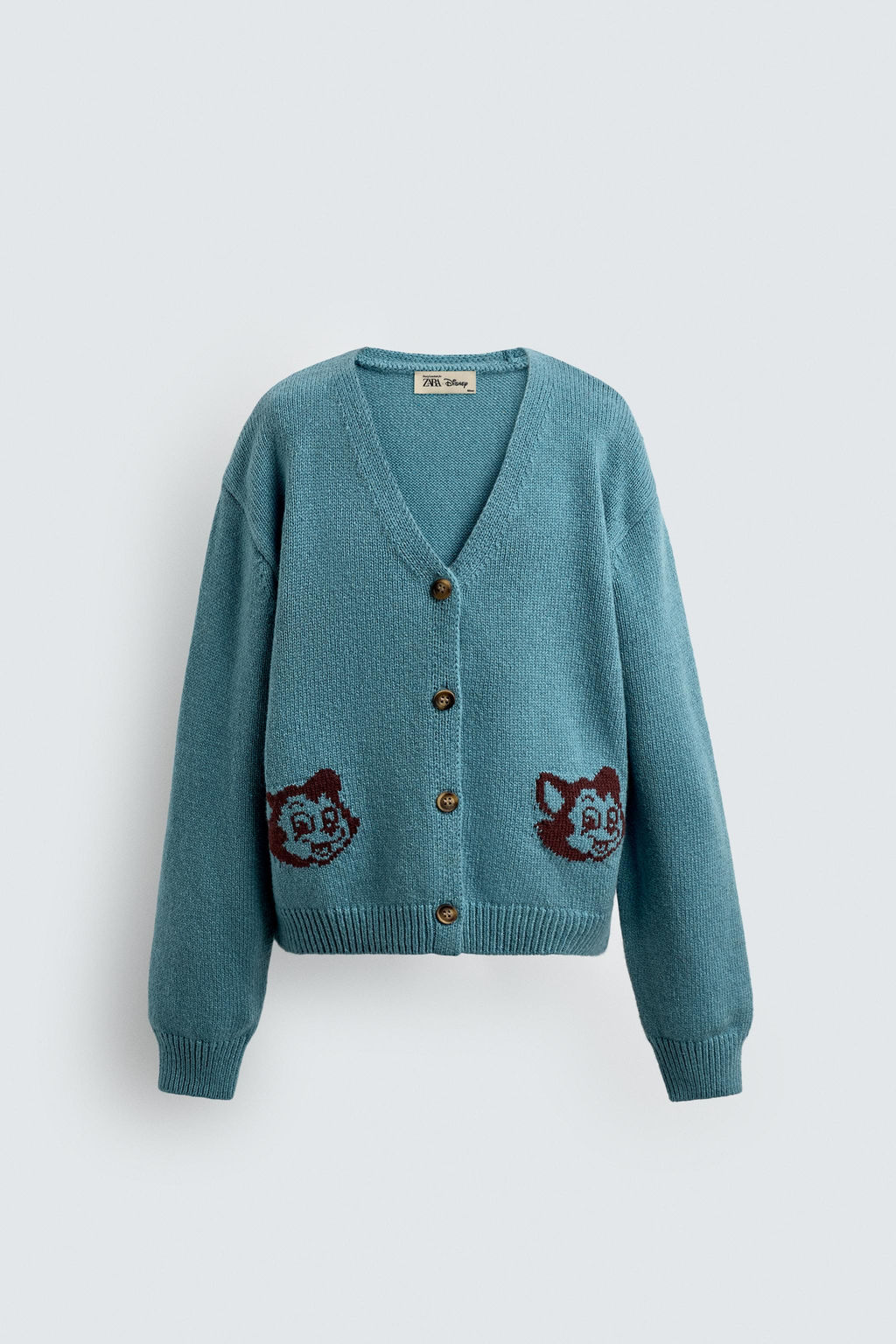 FIGARO JACQUARD CARDINGAN HARRY LAMBERT FOR ZARA X DISNEY