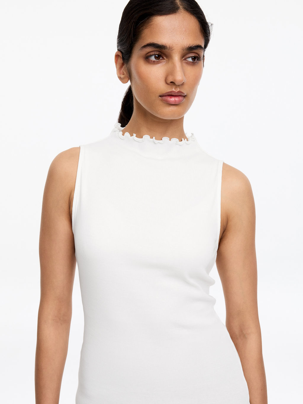 Top de canal? con cuello mock neck - H&m фото 5