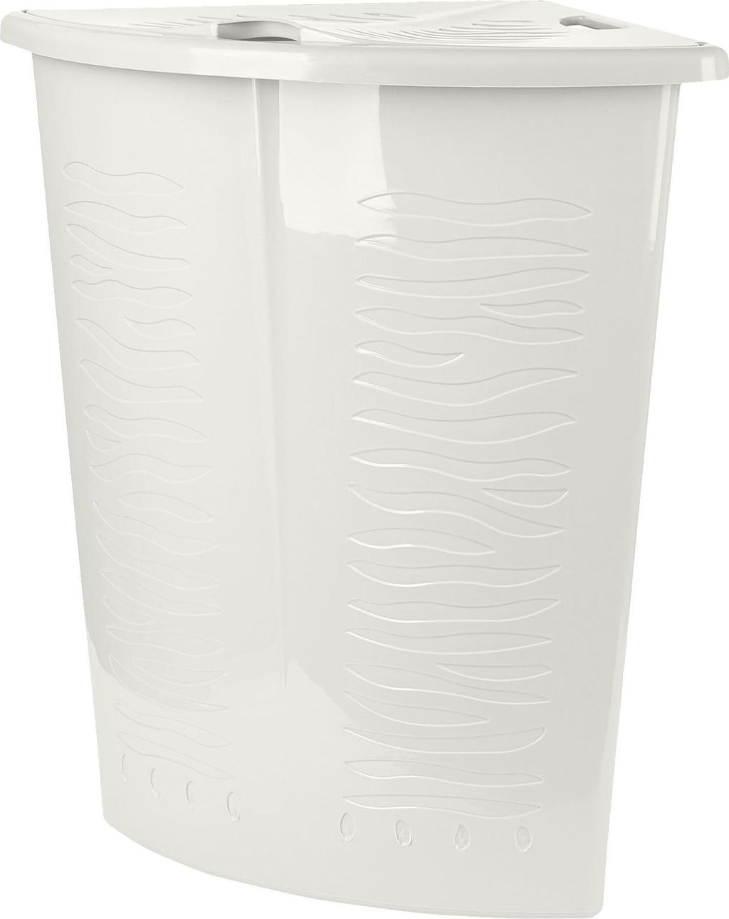 Корзина для белья угловая "Зебра", "AQUA" 40 л арт. Р1700, BQ1700
