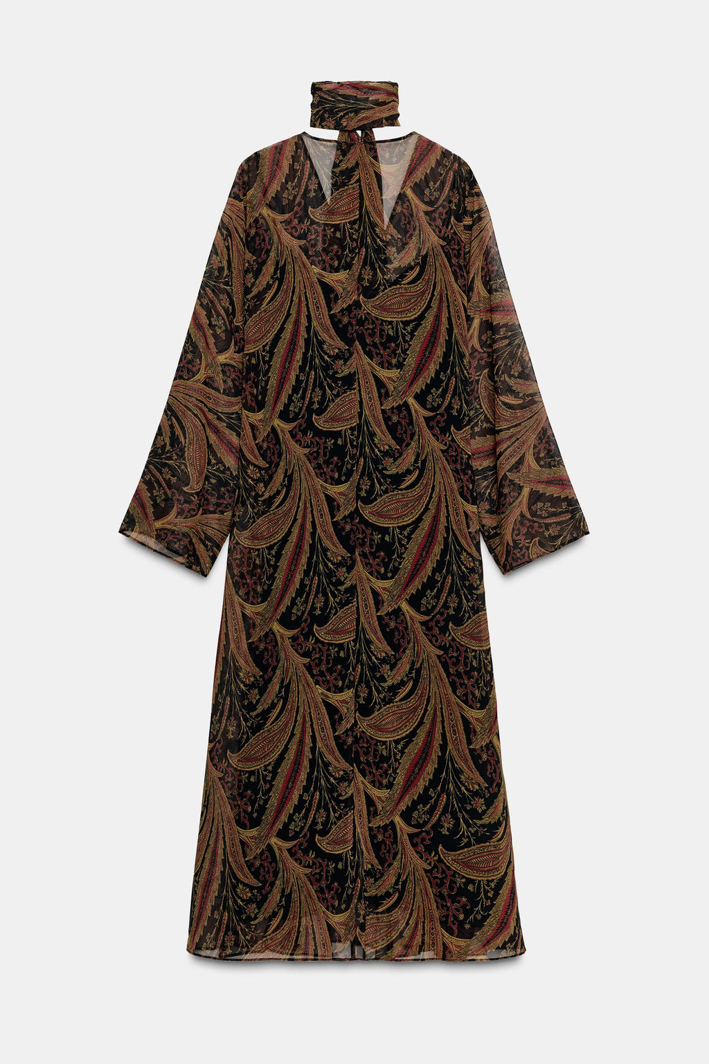 ZW COLLECTION PAISLEY SCARF DRESS - Zara фото 6