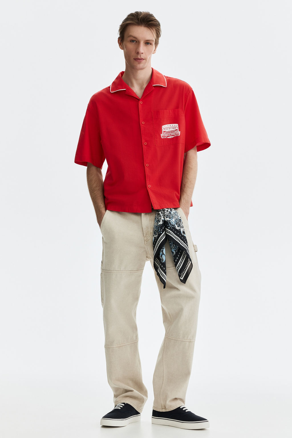 Camisa estampada Relaxed Fit - H&m фото 5