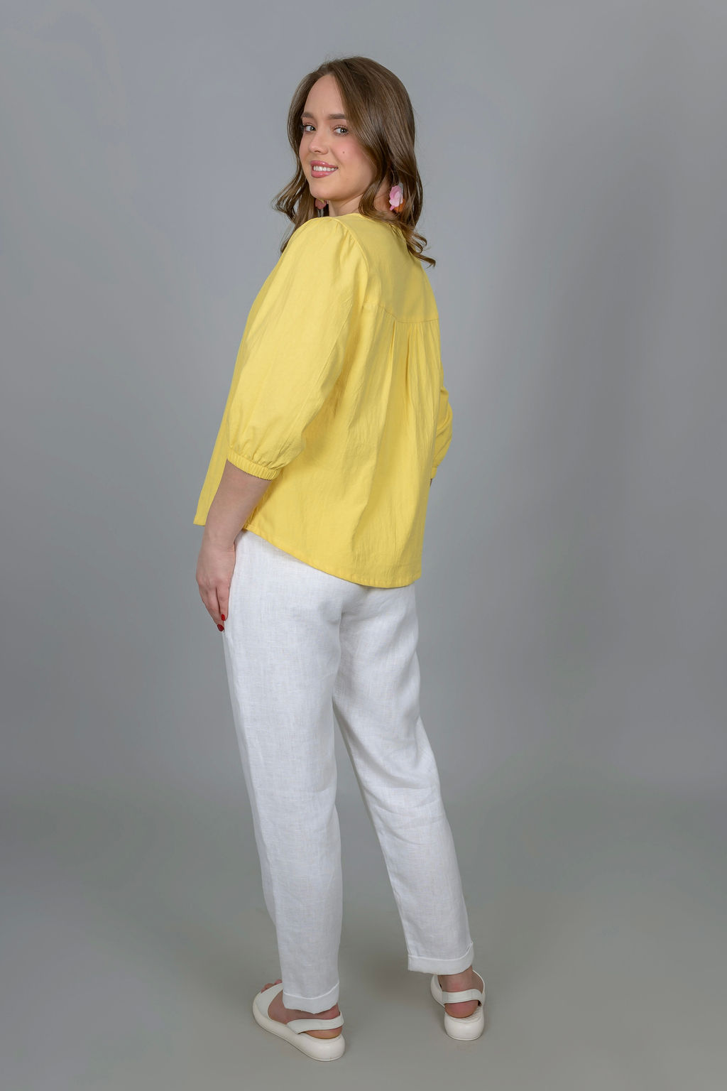 Блуза хлопок крэш жатка