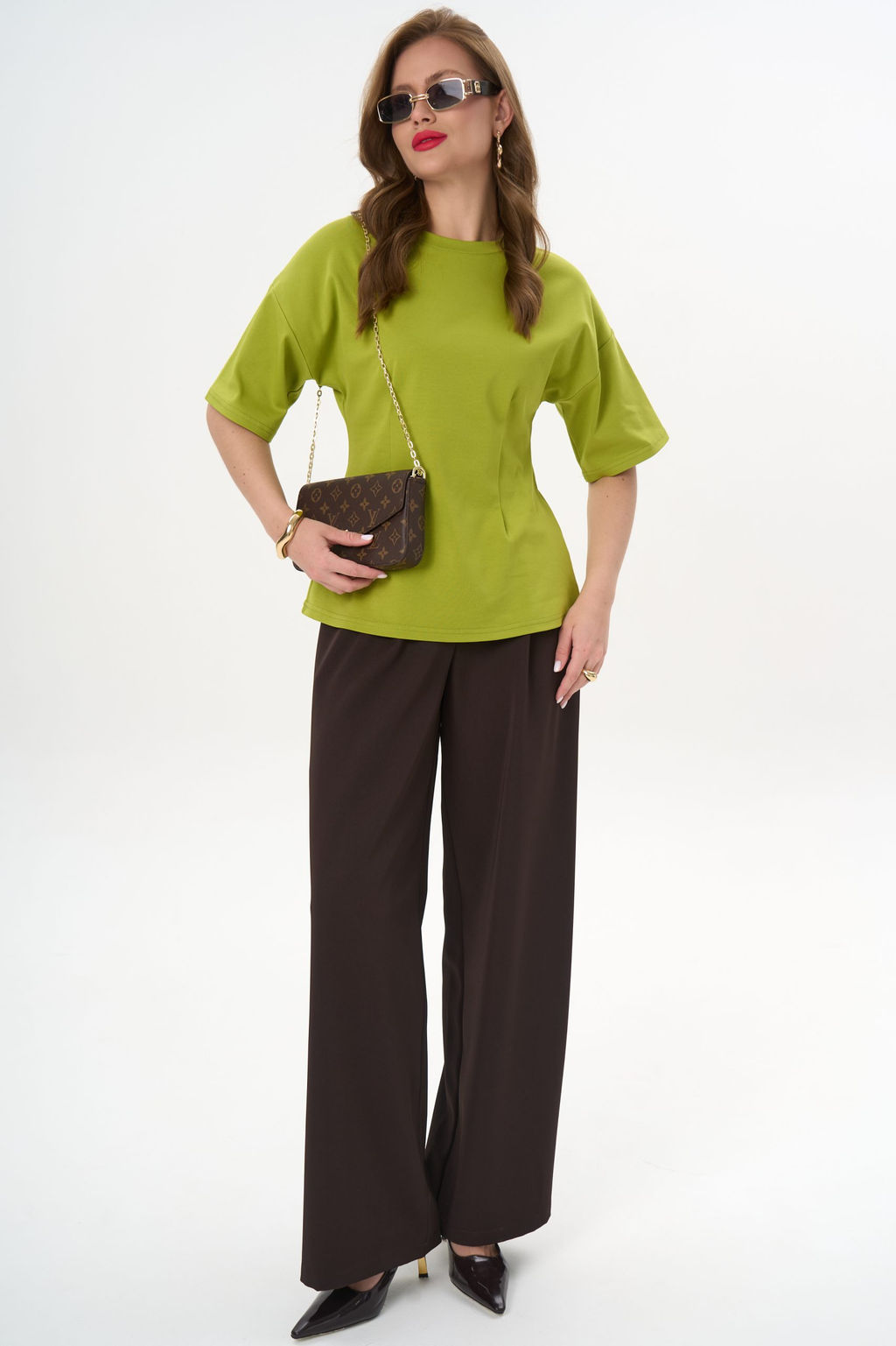 Футболка Джин (лайм) - Эльза фото 2