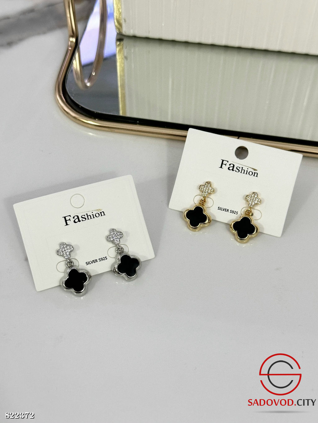 Серьги женские из медицинской стали