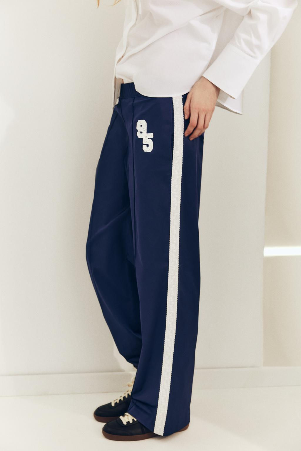 SATIN TROUSERS WITH SIDE STRIPES - Zara фото 5