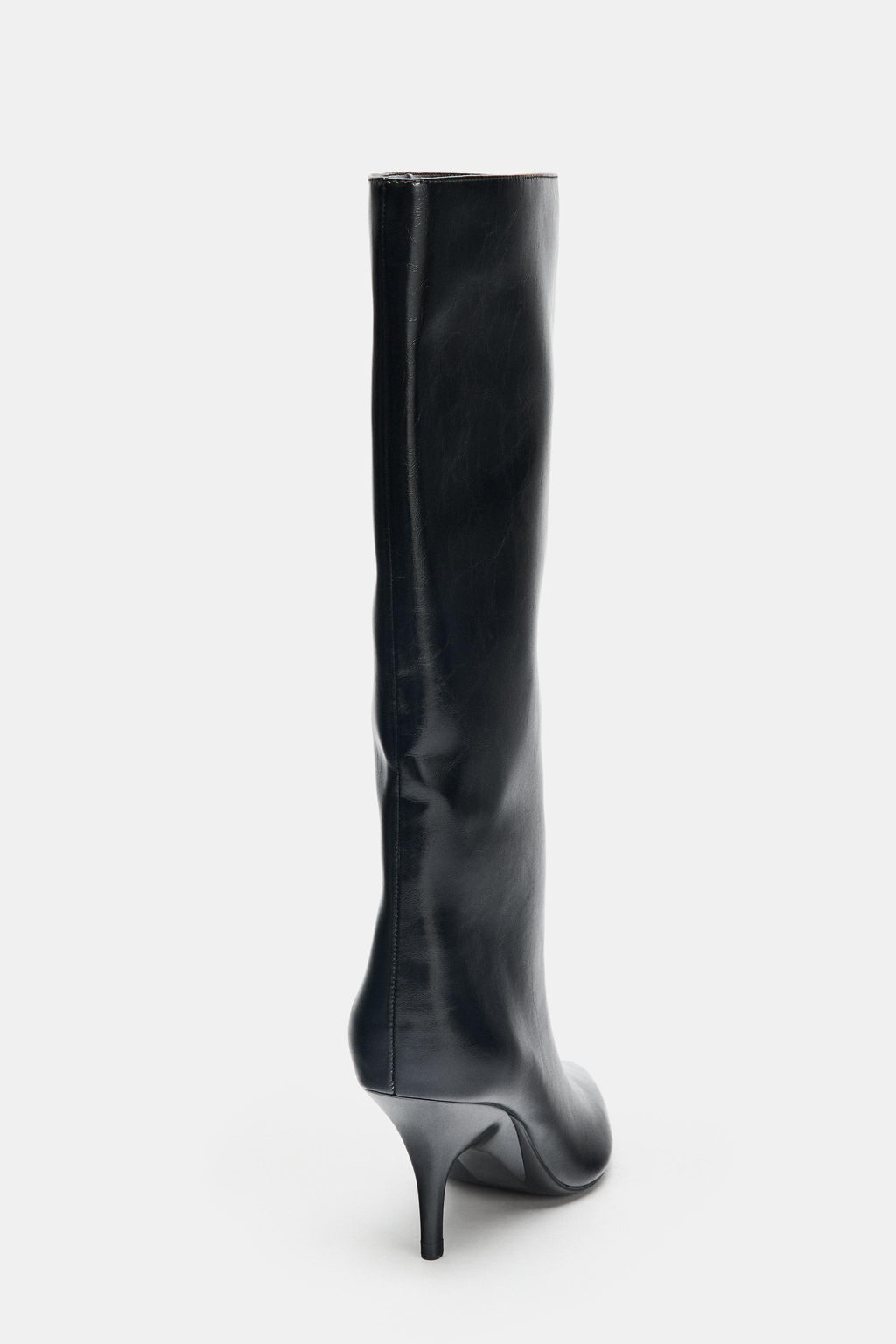 KITTEN HEEL KNEE-HIGH BOOTS - Zara фото 12