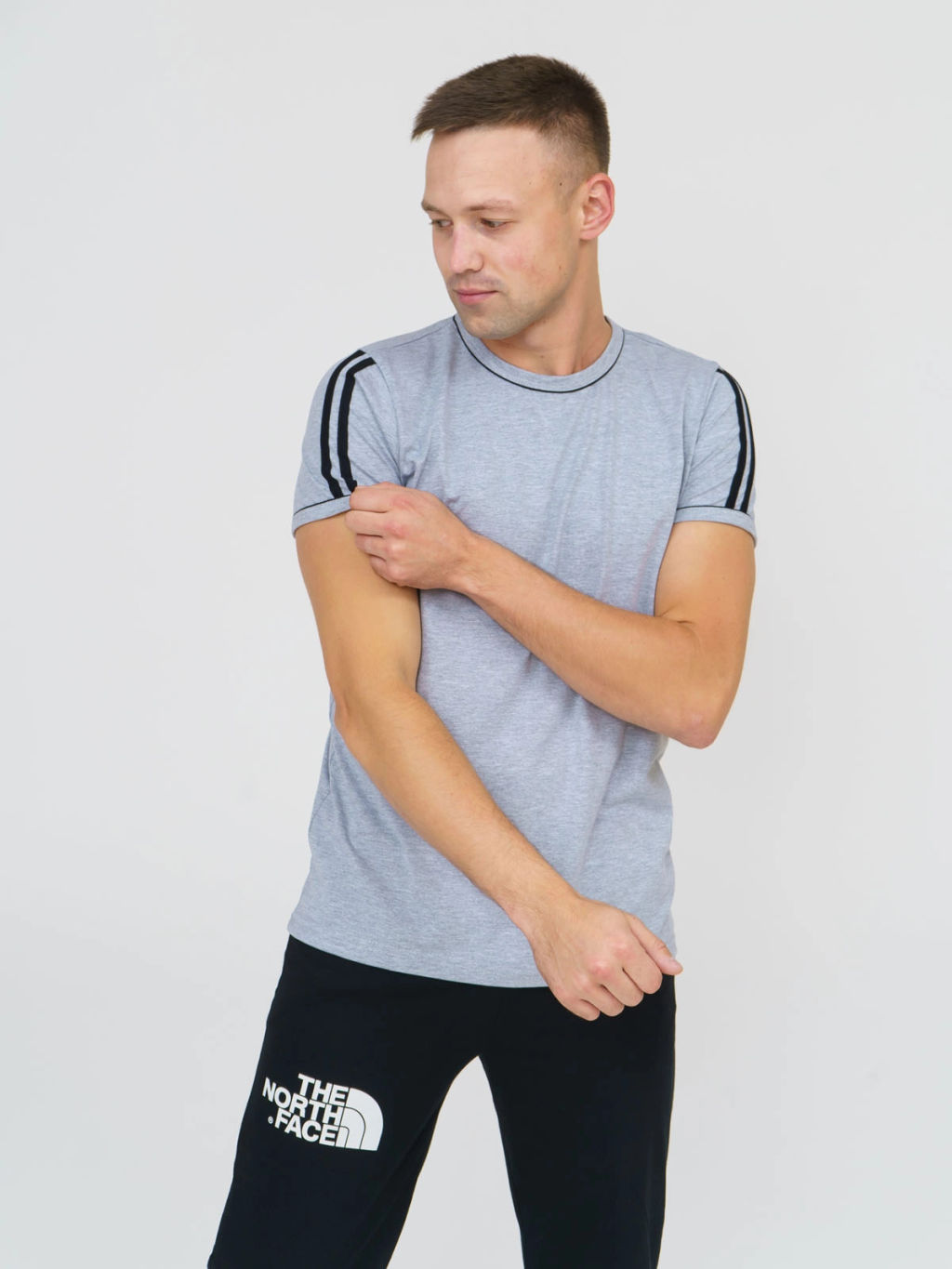 Футболка мужская, цвет серый