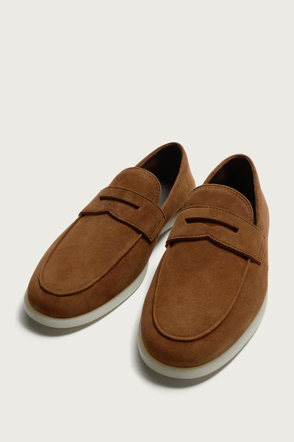 MOCAS?N PIEL CASUAL / Naranja Caldera - Zara фото 5