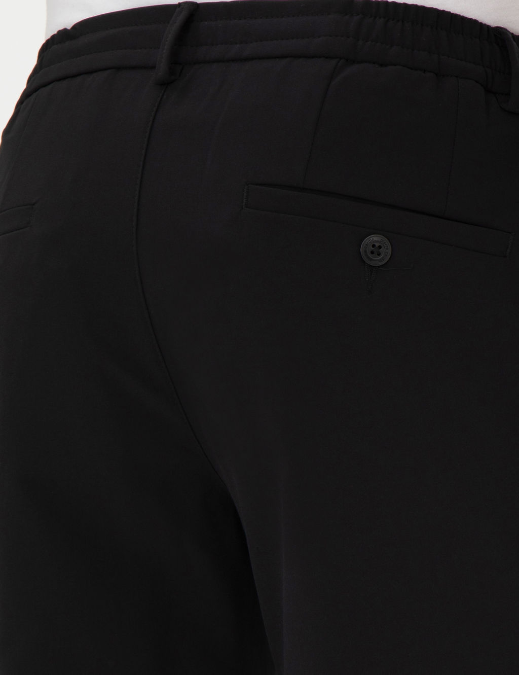 Siyah Klasik Jogger Pantolon