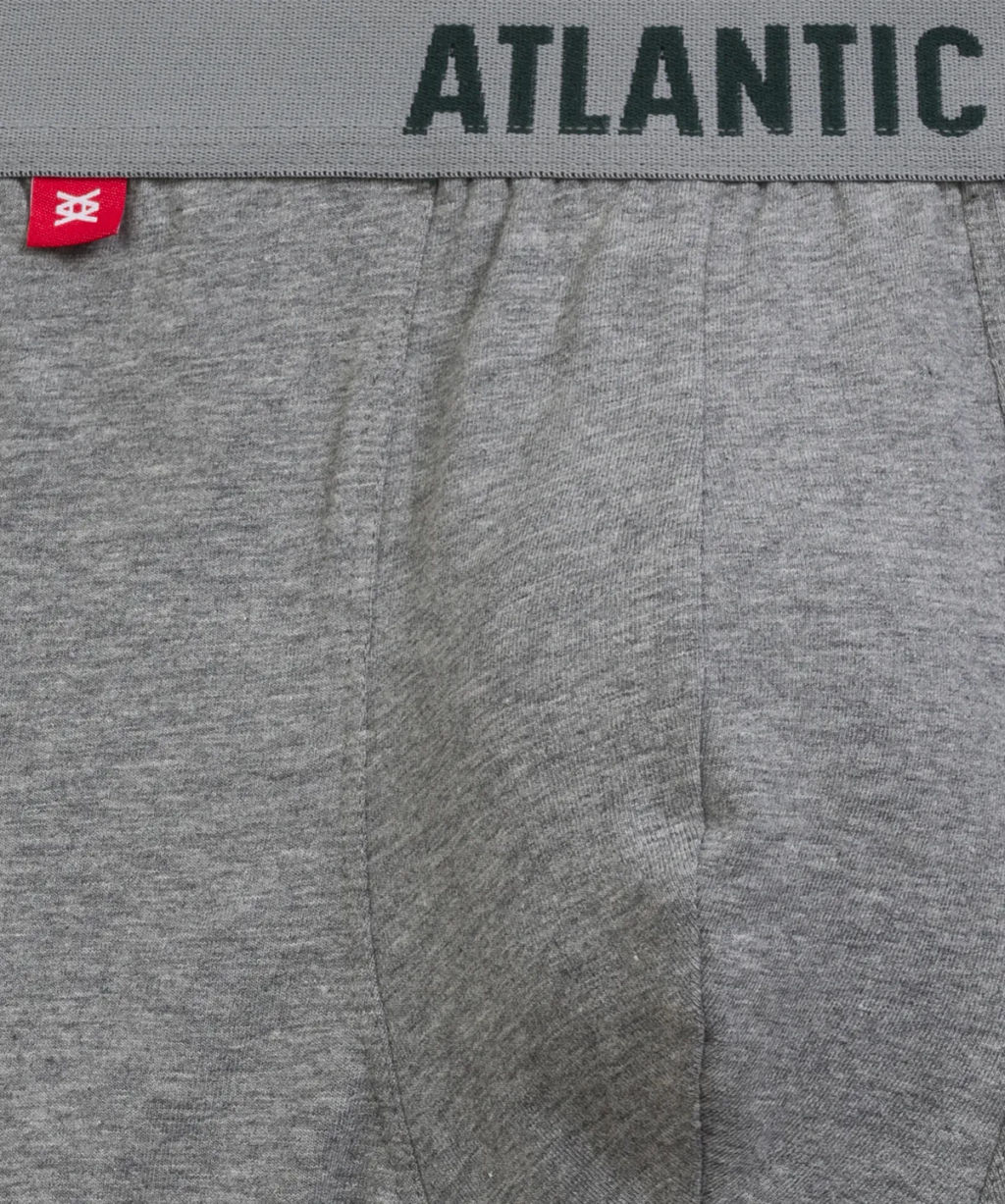 ATLANTIC 5SMH-004 Трусы шорты Solid - набор 5 шт. каберне + серый меланж + изумрудный + черный + темно-голубой  фото 6